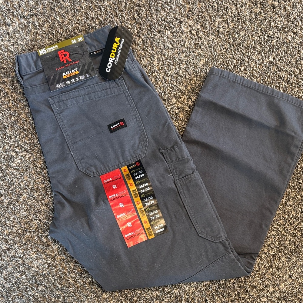 Ariat Men's Charcoal FR Work Pants